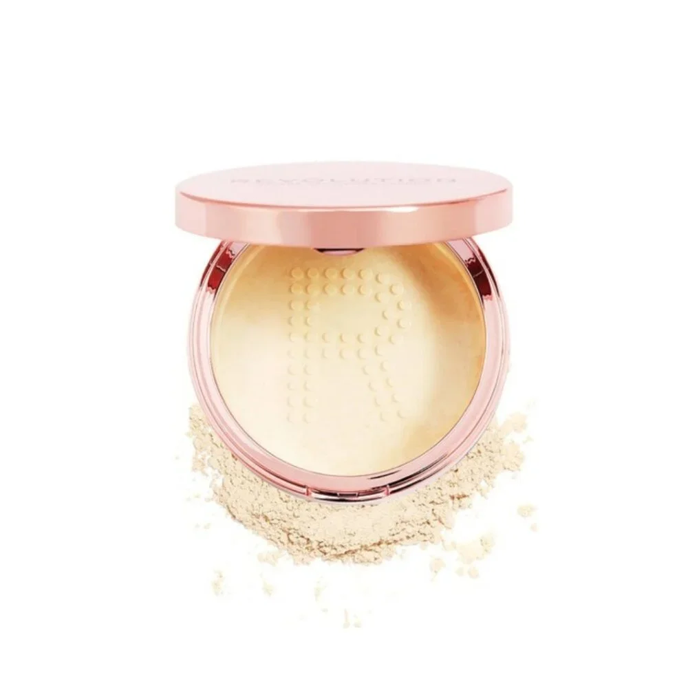 Makeup Revolution Conceal & Fix Loose Setting Powder Light Yellow New